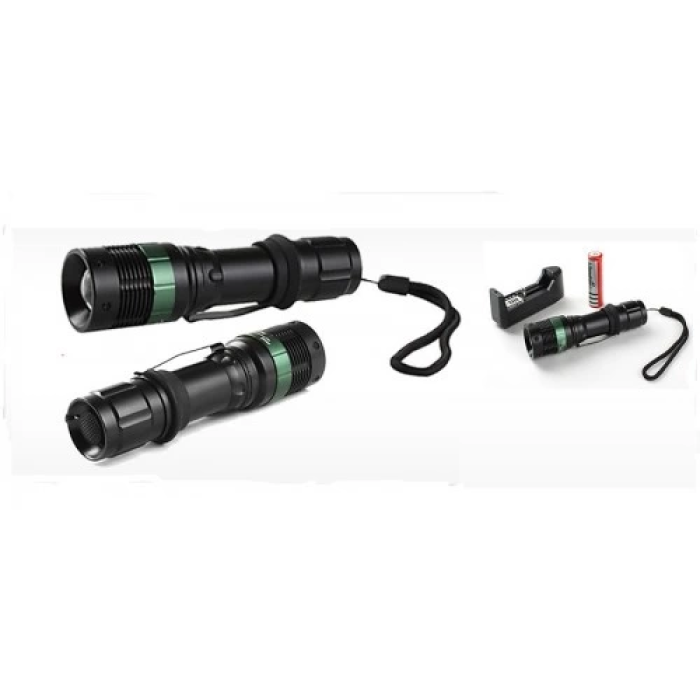 Power Style 500 Lumen 600 Metre Işık Uzantılı Zoomlu Şarjlı El Feneri 6109 - Lisinya