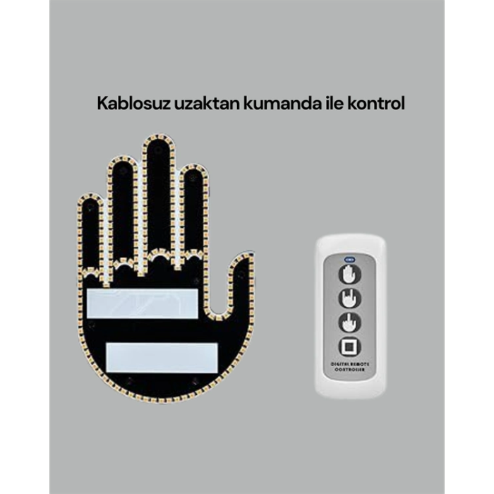 Aracınız İçin Eğlenceli Ve Güvenli İletişim: Led Jest Lambası, Uzaktan Kumandalı, Kolay Montaj ( Lisinya )