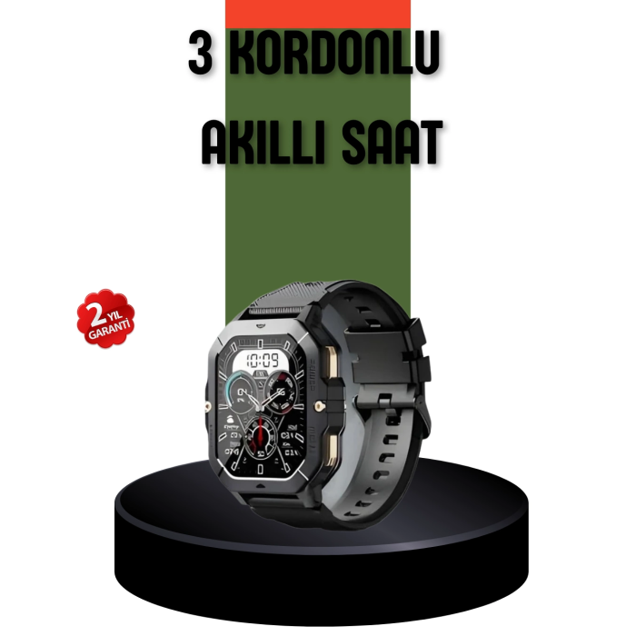 Amoled Ekranlı Akıllı Saat 10 Gün Pil Ömrü ( Lisinya )