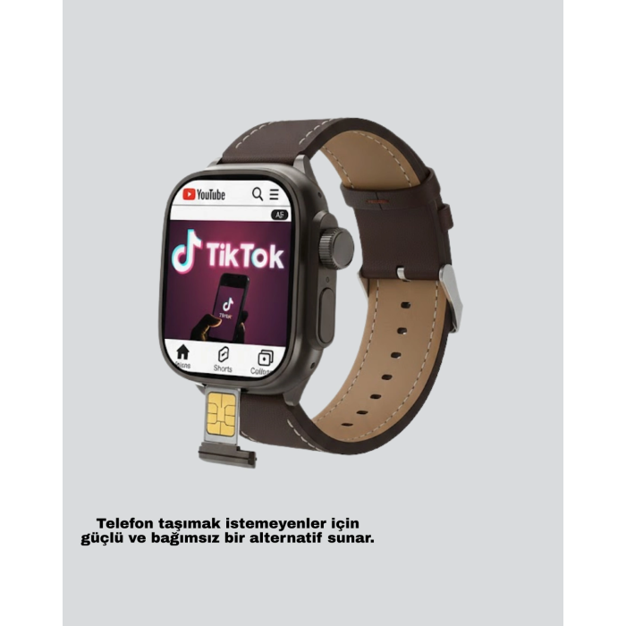 Sım Kartlı Akıllı Saat Gps Kablosuz Bluetooth Destekli ( Lisinya )