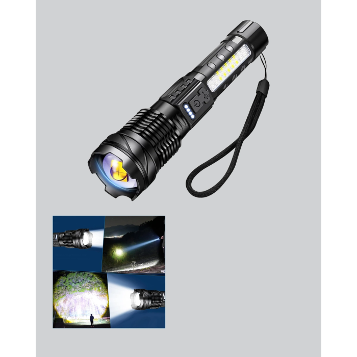 Outdoor Ve Acil Durum İçin Güçlü Led El Feneri ( Lisinya )