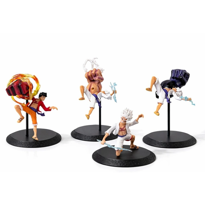 Anime One Piece Luffy Figürü 4lü Set  Alk5275 - Lisinya