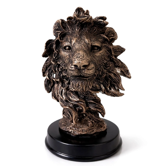 Polyester Aslan Büstü Alk4485 - Lisinya