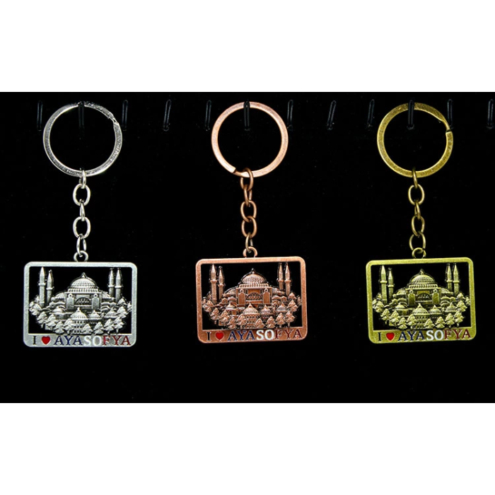 Metal Ayasofya Anahtarlık Alk2200 -