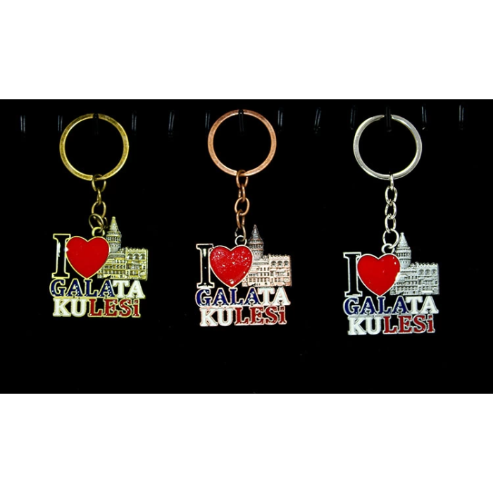 Metal Galata Kulesi Anahtarlık Alk2208 -