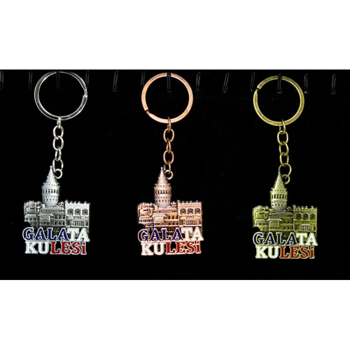 Metal Galata Kulesi Anahtarlık Alk2212 -