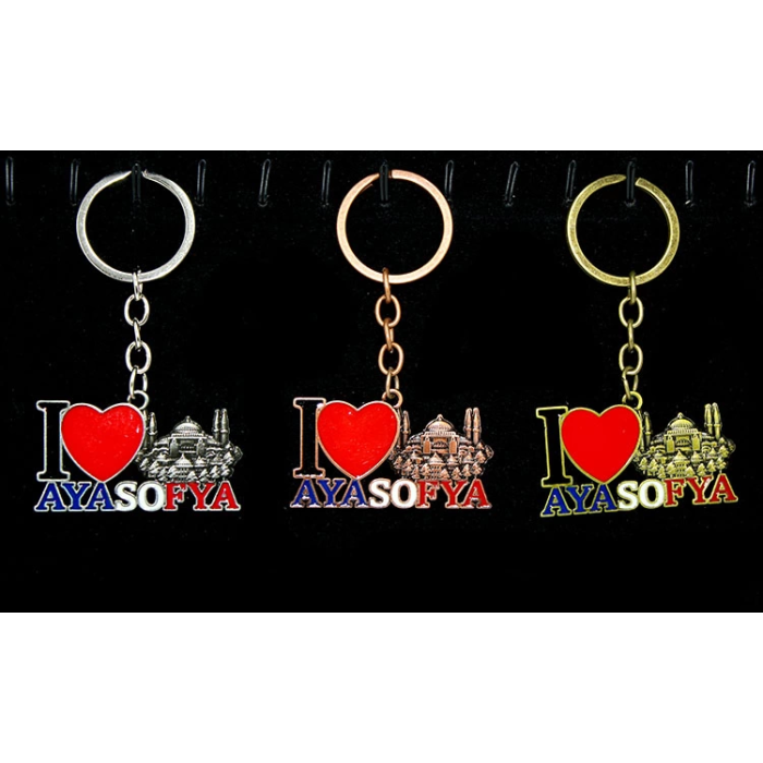 Metal Ayasofya Anahtarlık Alk2199 -