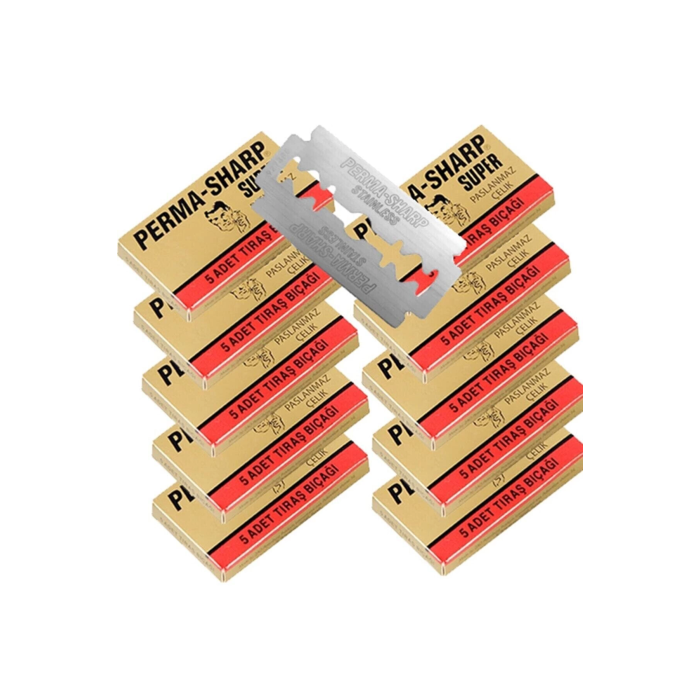 Gillette Perma-sharp 5li Traş Jileti 20 Paket -