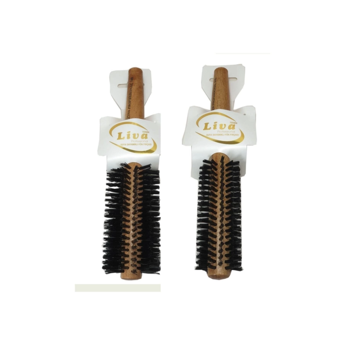 Liva 540-350 Saç Fırçası Yanmaz Profesyonel Fön Fırçası 2 Adet -