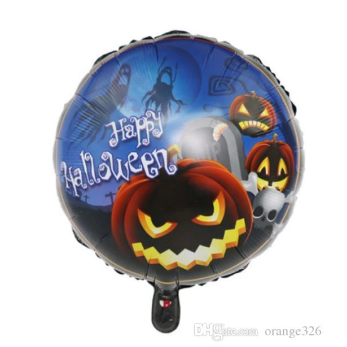 Happy Halloween Balkabağı Folyo Balon 18 İnç -