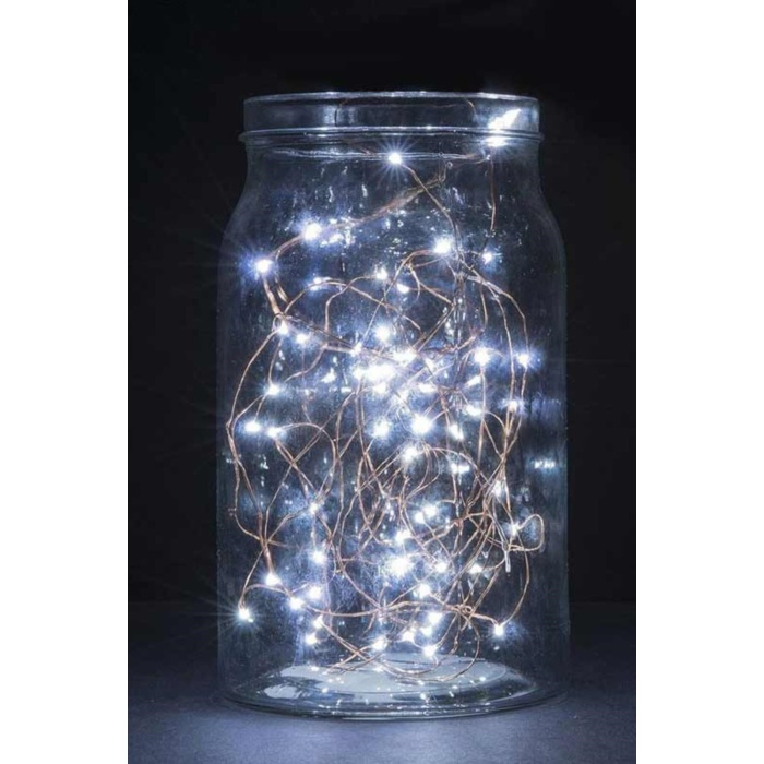 Peri Led Işık 5 metre BEYAZ Dekor Lambası 50 Ledli -