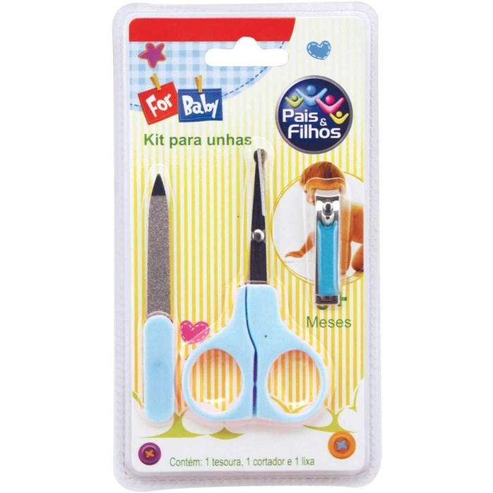 Bebek Tırnak Bakım Seti - Mavi -