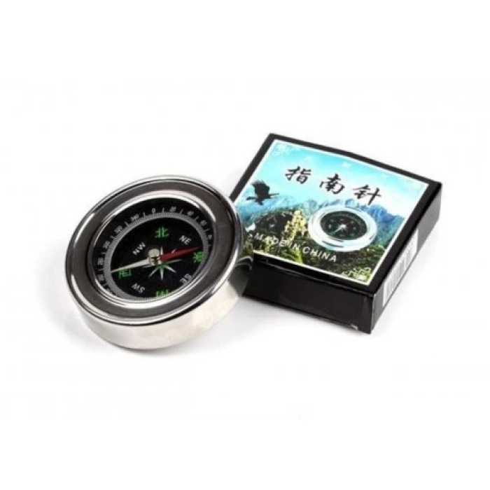 Yuvarlak Metal Kasa Dayanıklı Pusula 60mm -