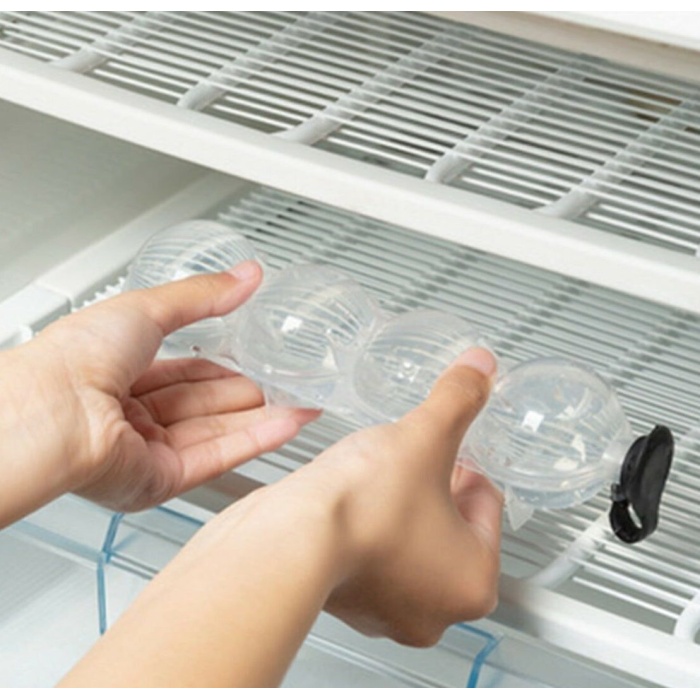 4 Bölmeli Küre Buz Topu Kalıbı - Yuvarlak Buz Topu -