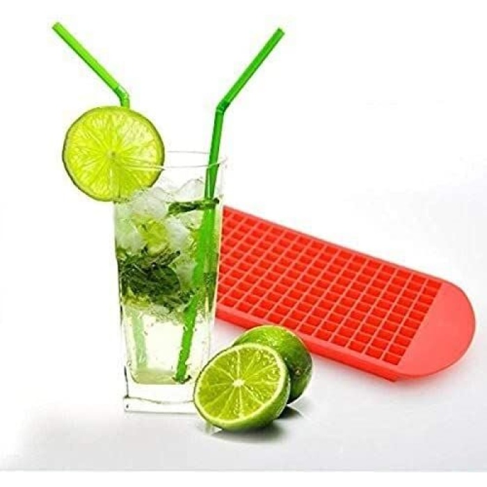 160 Bölmeli Mini Küp Silikon Buz Kalıbı Buzluk -