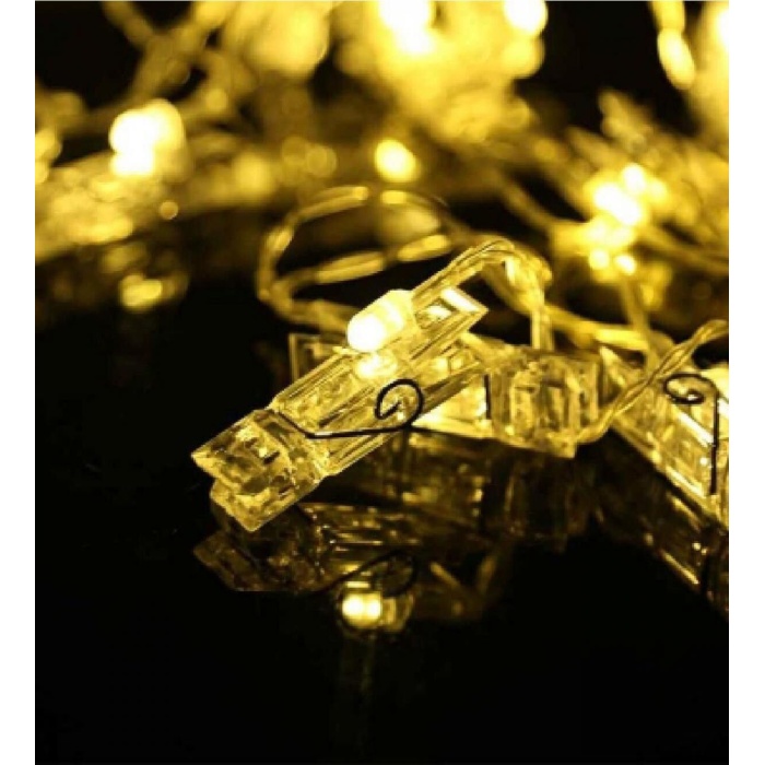 Işıklı Mandallı Fotoğraf Albümü 5M - 30 LED -