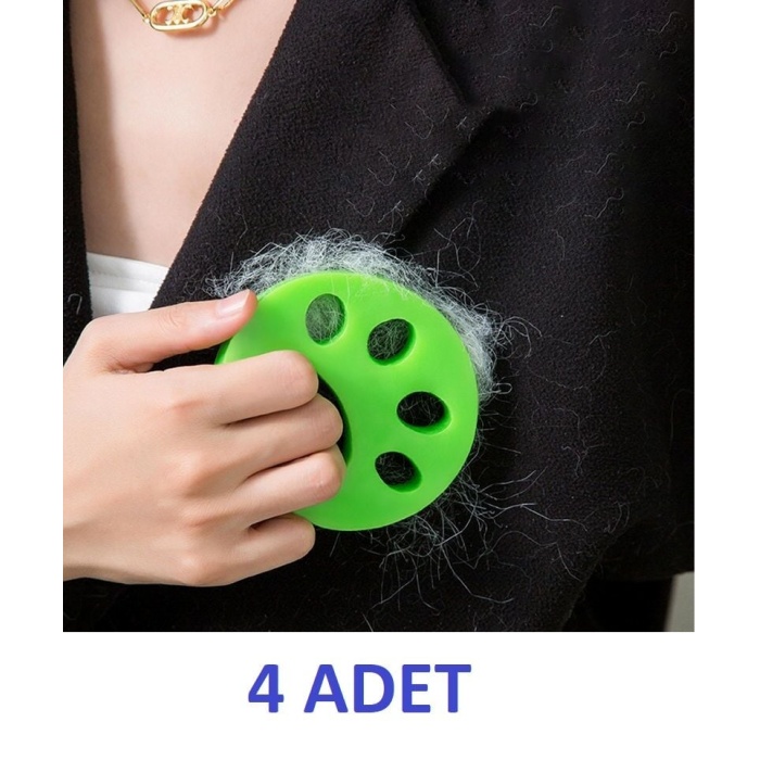 Çamaşır Makinesi Ve Evcil Hayvanlar İçin Tüy Toplayıcı Yıkanabilir Aparat 4 Adet -