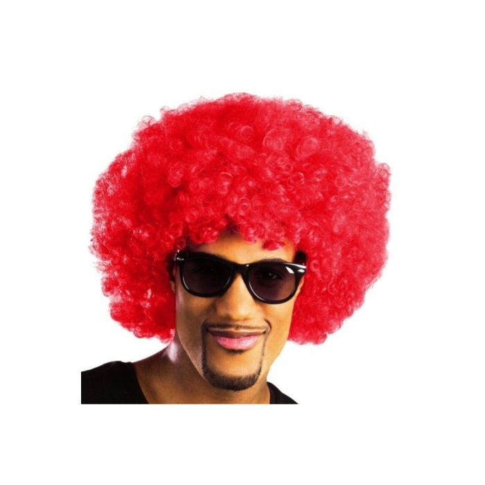 Kabarık Bonus Peruk Saç - Kırmızı -