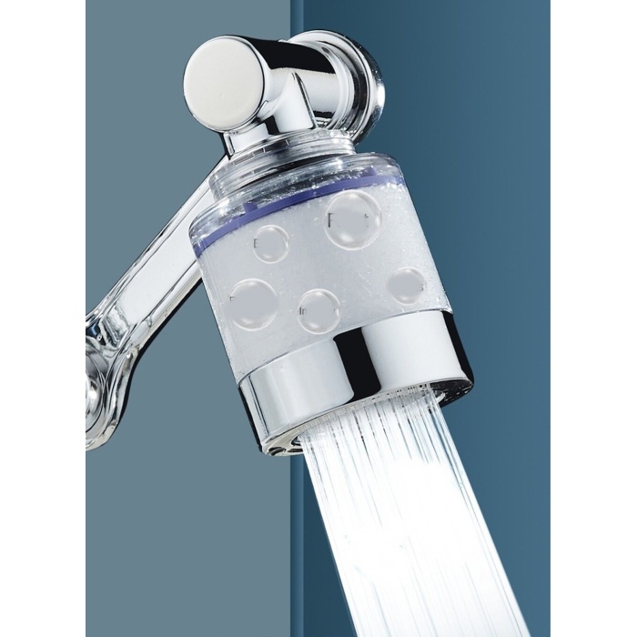 Filtreli Kireç Hapsedici Robotik Kol Musluk Başlığı - Mutfak Banyo Musluk Uzatma Aparatı Ucu -