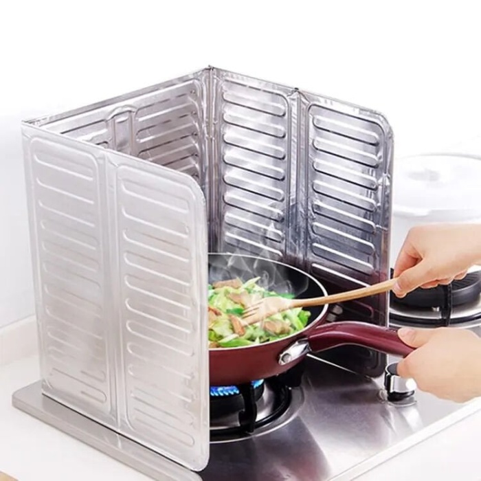 Ocak Kenar Koruyucu Alüminyum Levha - Ev Kamp Karavan Ocak Koruyucu -