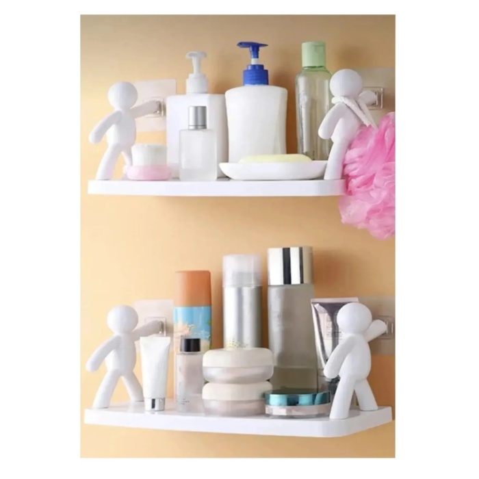 2 Adet Özel Raf Baharatlık -Makyaj Malzeme Rafı Kendinden Yapışkanlı Banyo Mutfak Organizer Raf -