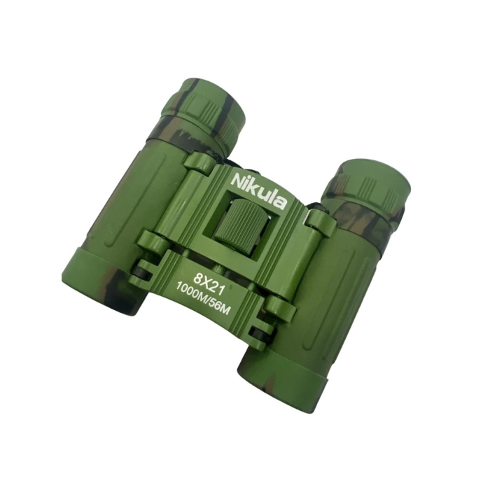 8x21 Dürbün Kamuflaj Av Dürbünü 56m/1000m Kauçuk Kaplama -