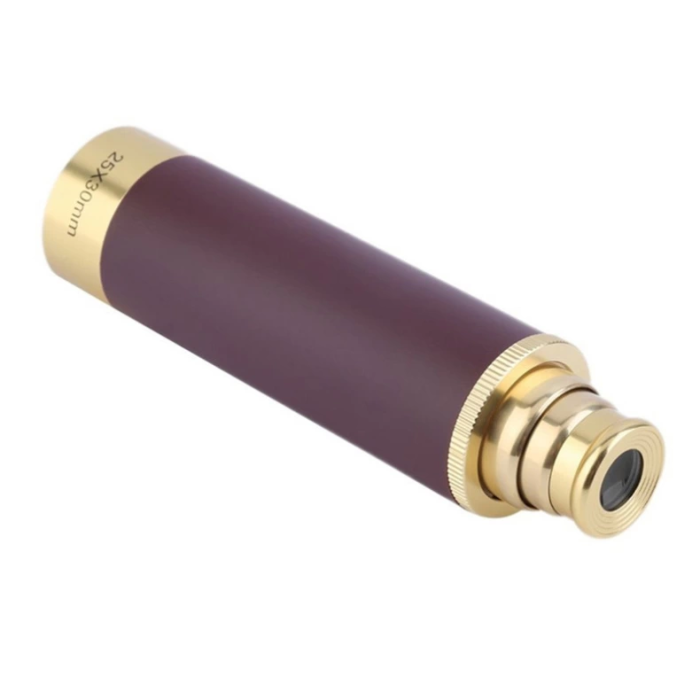 25x30 Panda Korsan Dürbün Deri Kaplama Avuç İçi Monoküler Dürbün -