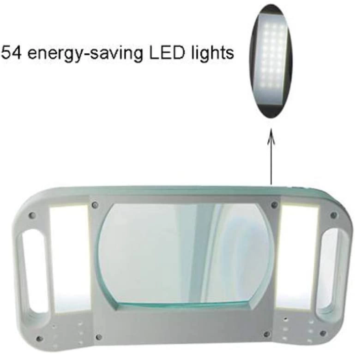 5x 10x Büyüteç Led Işıklı Süper Parlak Enerji Tasarruflu Masa Lambası Lt861 -