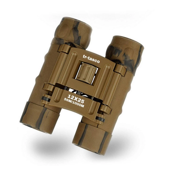 Trtasco 12x25 El Dürbünü 1000m/56m Geniş Görüş Alanlı Kamuflaj -