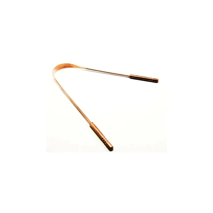 Hijyenik Dil Kazıyıcı Temizleme Dil Sıyırıcı Dil Temizleyici Bakır Hilal -