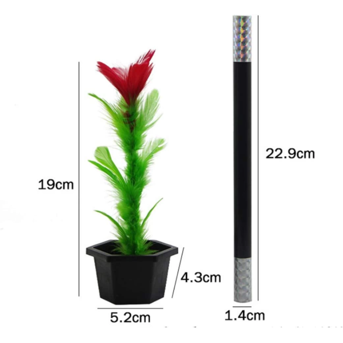 Çiçek Çıkaran Sihirli Çubuk Sihirli Çiçek Sihirbazlık Oyunu -