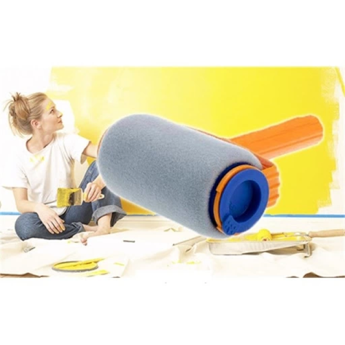 Pintar Facil Pratik Damlatmayan Boya Rulosu Ve Fırçası -