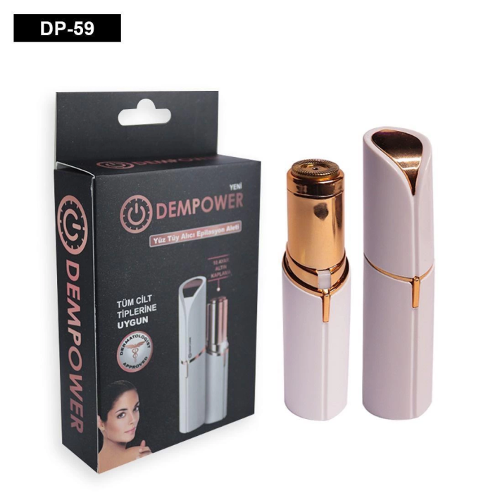Dempower Şarjlı Yüz Tüy Alıcı Epilasyon Aleti Flawles Kısa -