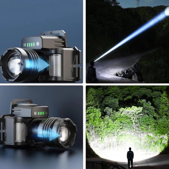 Sensörlü Cree Tg Led Şarjlı Kafa Lambası Wt-625 -