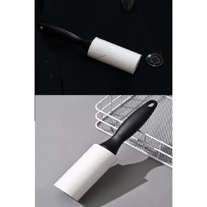 4 Yedekli Tüy Toplama Rulosu 240 Yaprak Evcil Hayvan Elbise Yatak Tüy Saç Toplayıcı -