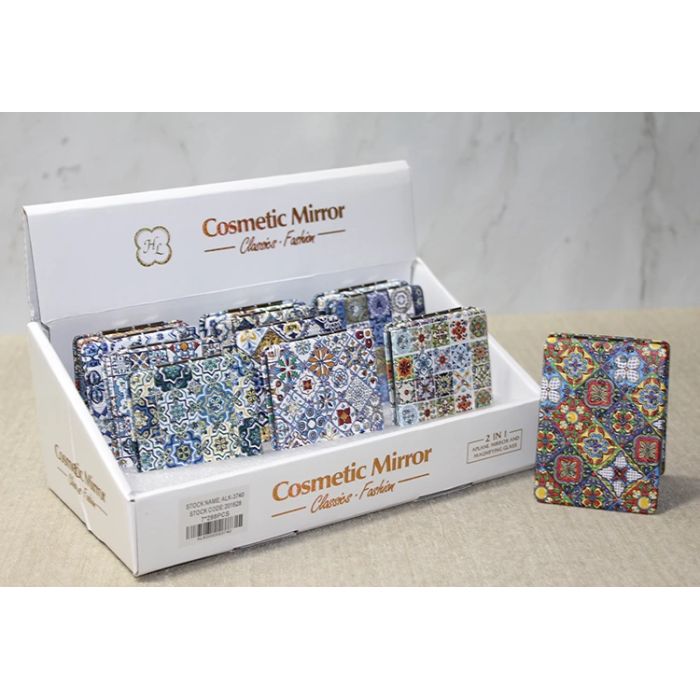 Taşlı El Aynası Dikdörtgen İnce Alk3740 -