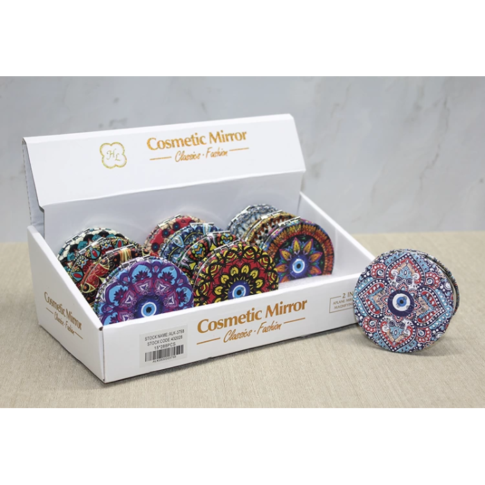 Taşlı El Aynası Yuvarlak İnce Alk3758 -