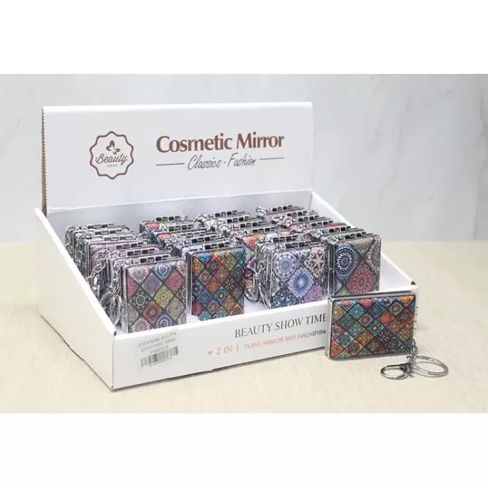 Taşlı El Aynası Anahtarlık Alk3774