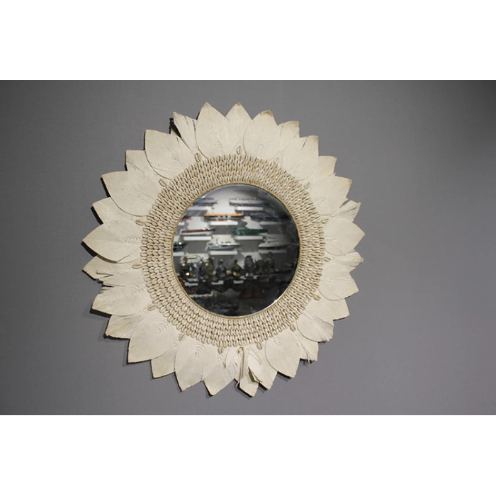 Makrome Duvar Aynası 3natural-11 -