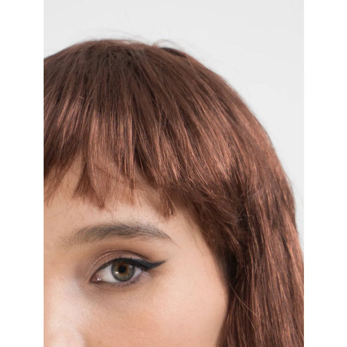 Kahve Renk Uzun Düz Parti Peruğu - Uzun Kahverengi Peruk -