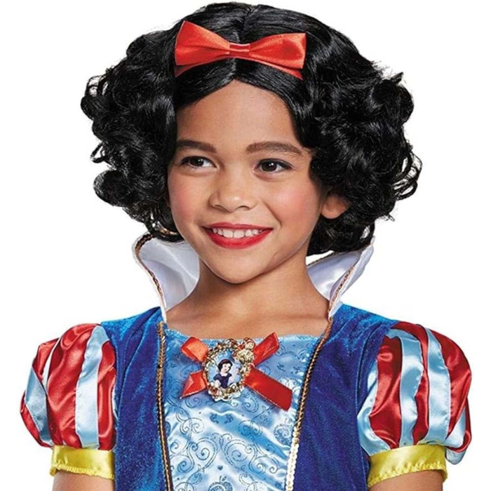 Pamuk Prenses Peruğu Kırmızı Fiyonklu -