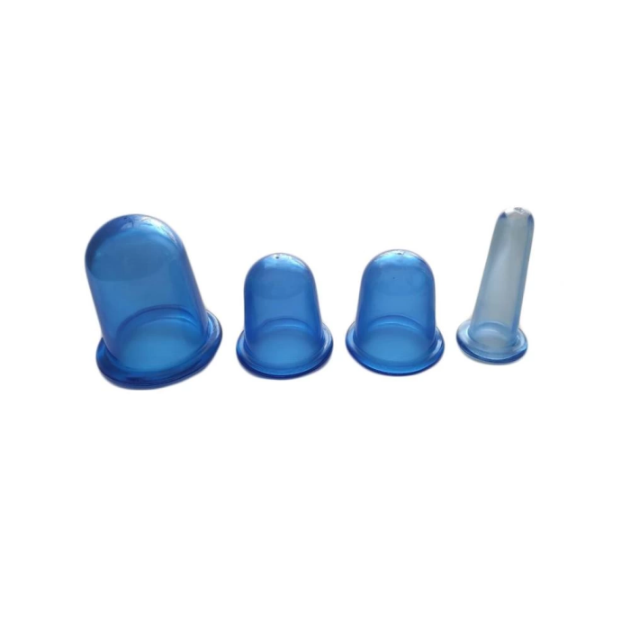 4 Boy Yüz Ve Vücut Masaj Kupası Facıal Cuppıng -