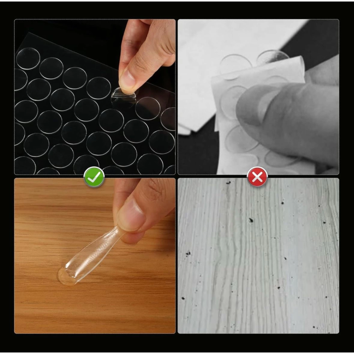 Çift Taraflı Yuvarlak Montaj Macunu 42li -