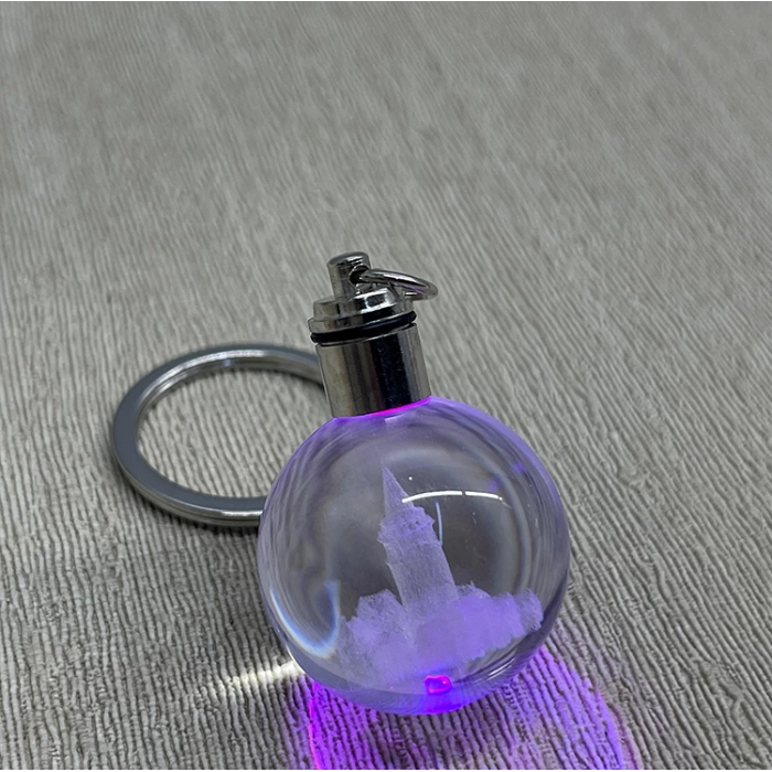 Ledli Galata Kulesi Tasarımı Kristal Anahtarlık Alk3780 -