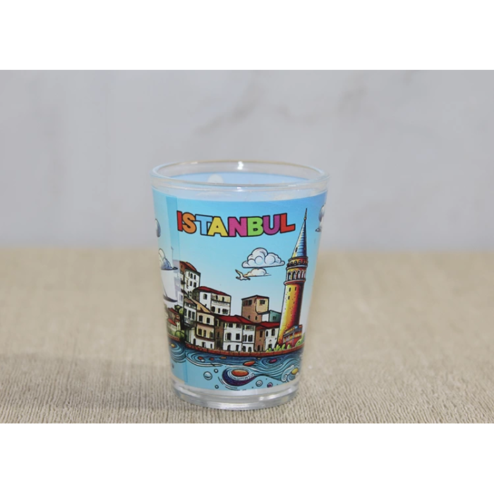 İstanbul Temalı Cam Shot Bardak Alk4358 -