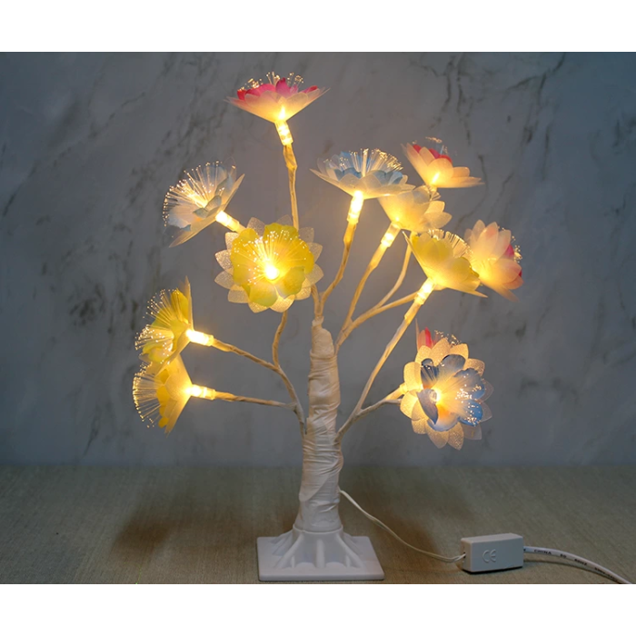Dekoratif Ledli Çiçek Alk1735 -