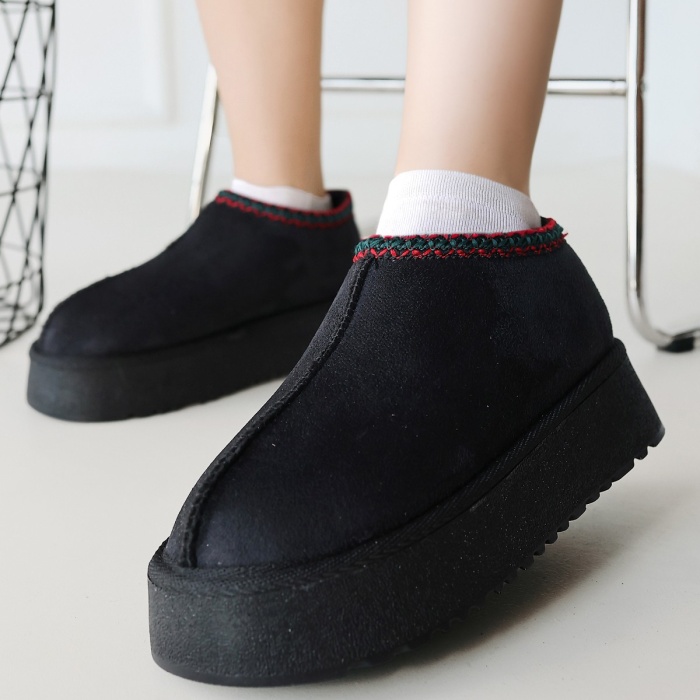 Foyk Siyah Süet Bot -