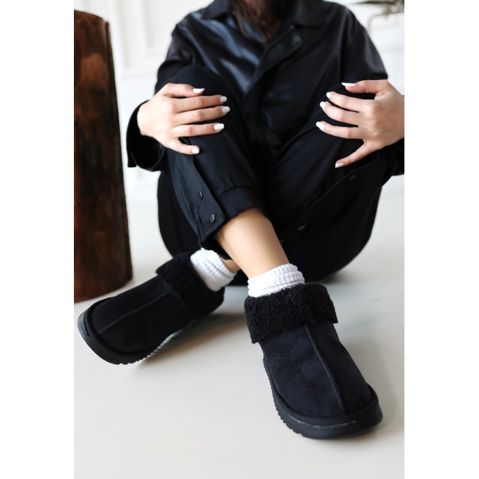 Abby Siyah Süet Bot -