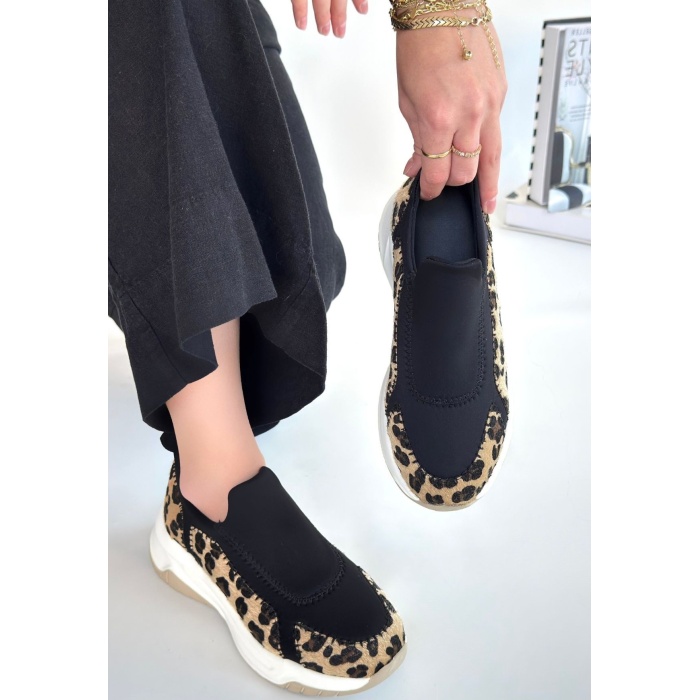 Kendy Leopar Süet Spor Ayakkabı -