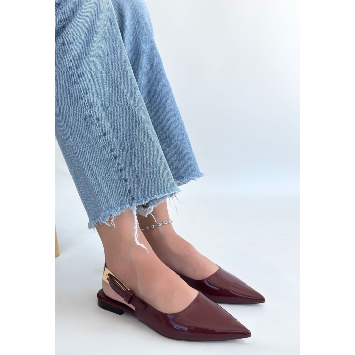 Ummar Bordo Rugan Babet Ayakkabı -